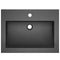 vidaXL - Wasbak - 600x450x120 - mm - graniet - zwart