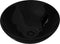 vidaXL - Wasbak, - keramiek, - rond, - zwart - 325 - mm