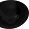 vidaXL - Wasbak, - keramiek, - rond, - zwart - 325 - mm
