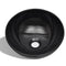 vidaXL - Wasbak, - keramiek, - rond, - zwart - 325 - mm