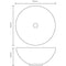vidaXL - Wasbak, - keramiek, - rond, - zwart - 325 - mm