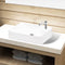 vidaXL - Wasbak - met - kraangat, - keramiek, - wit