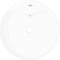 vidaXL - Wasbak - met - overloop, - keramiek, - rond, - wit