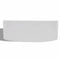vidaXL - Wasbak - met - overloop, - keramiek, - rond, - wit