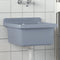 vidaXL - Wasbak - wandgemonteerd - 40x40x24 - cm - hars - grijs