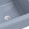 vidaXL - Wasbak - wandgemonteerd - 40x40x24 - cm - hars - grijs