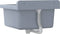 vidaXL - Wasbak - wandgemonteerd - 40x40x24 - cm - hars - grijs