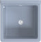 vidaXL - Wasbak - wandgemonteerd - 40x40x24 - cm - hars - grijs