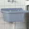 vidaXL - Wasbak - wandgemonteerd - 50x35x24 - cm - hars - grijs