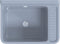 vidaXL - Wasbak - wandgemonteerd - 50x35x24 - cm - hars - grijs