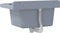 vidaXL - Wasbak - wandgemonteerd - 50x35x24 - cm - hars - grijs
