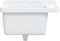 vidaXL - Wasbak - wandgemonteerd - 50x35x24 - cm - hars - wit