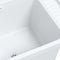 vidaXL - Wasbak - wandgemonteerd - 50x35x24 - cm - hars - wit