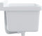 vidaXL - Wasbak - wandgemonteerd - 50x35x24 - cm - hars - wit