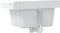 vidaXL - Wasbak - wandgemonteerd - 50x35x24 - cm - hars - wit