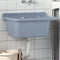 vidaXL - Wasbak - wandgemonteerd - 60x40x28 - cm - hars - grijs