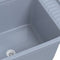 vidaXL - Wasbak - wandgemonteerd - 60x40x28 - cm - hars - grijs