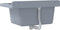 vidaXL - Wasbak - wandgemonteerd - 60x40x28 - cm - hars - grijs
