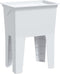 vidaXL - Waskuip - 59x41x75 - cm - hars - wit