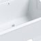 vidaXL - Waskuip - 59x41x75 - cm - hars - wit