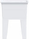 vidaXL - Waskuip - 59x41x75 - cm - hars - wit