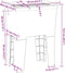 vidaXL - Waskuip - 59x41x75 - cm - hars - wit