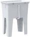 vidaXL - Waskuip - 59x41x75 - cm - hars - wit
