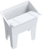 vidaXL - Waskuip - 59x41x75 - cm - hars - wit