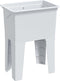 vidaXL - Waskuip - 59x41x75 - cm - hars - wit