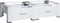 vidaXL - Wasmachine- - en - drogerverhoger - dubbel - met - lades - wit