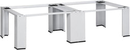 vidaXL - Wasmachine- - en - drogerverhoger - dubbel - wit
