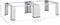 vidaXL - Wasmachine- - en - drogerverhoger - dubbel - wit