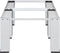 vidaXL - Wasmachine- - en - drogerverhoger - dubbel - wit