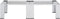 vidaXL - Wasmachine- - en - drogerverhoger - dubbel - wit