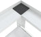 vidaXL - Wasmachine- - en - drogerverhoger - met - uittrekbare - schappen - wit