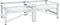vidaXL - Wasmachine- - en - drogerverhoger - met - uittrekbare - schappen - wit