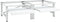 vidaXL - Wasmachine- - en - drogerverhoger - met - uittrekbare - schappen - wit