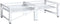 vidaXL - Wasmachine- - en - drogerverhoger - met - uittrekbare - schappen - wit