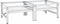 vidaXL - Wasmachine- - en - drogerverhoger - met - uittrekbare - schappen - wit