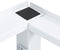 vidaXL - Wasmachine- - en - drogerverhoger - met - uittrekbare - schappen - wit