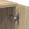 vidaXL - Wasmachinekast - 64x24x190 - cm - bewerkt - hout - en - sonoma - eikenkleurig