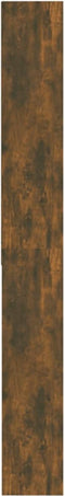 vidaXL - Wasmachinekast - 64x24x190 - cm - gerookt - eikenkleurig