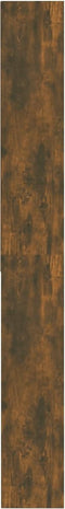 vidaXL - Wasmachinekast - 64x24x190 - cm - gerookt - eikenkleurig