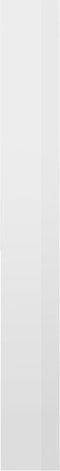 vidaXL - Wasmachinekast - 64x24x190 - cm - hoogglans - wit