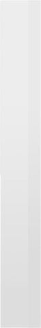 vidaXL - Wasmachinekast - 64x24x190 - cm - hoogglans - wit