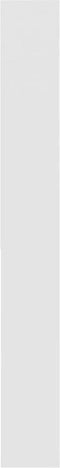 vidaXL - Wasmachinekast - 64x24x190 - cm - wit