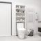 vidaXL - Wasmachinekast - 64x24x190 - cm - wit