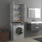 vidaXL - Wasmachinekast - 64x25,5x190 - cm - betongrijs