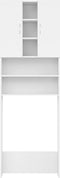 vidaXL - Wasmachinekast - 64x25,5x190 - cm - betongrijs