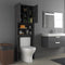 vidaXL - Wasmachinekast - 64x25,5x190 - cm - betongrijs